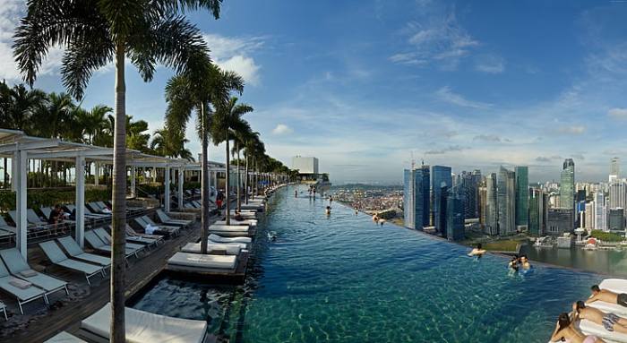 HD wallpaper: Infinity Pool during sunset, St Barth, 5k, 4k wallpaper ... Hotels in New York City with Times Square View